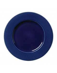 Steelite Willow Azure Gourmet Plates Large Well Blue 285mm