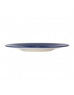 Steelite Willow Azure Gourmet Plates Medium Well Blue 285mm 2