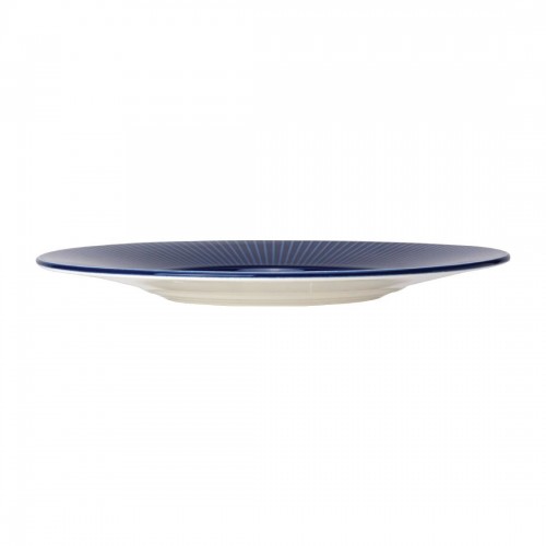 Steelite Willow Azure Gourmet Plates Medium Well Blue 285mm