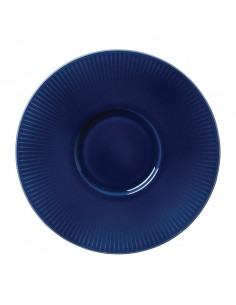 Steelite Willow Azure Gourmet Plates Small Well Blue 285mm