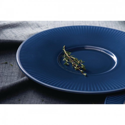 Steelite Willow Azure Gourmet Plates Small Well Blue 285mm