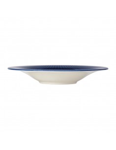Steelite Willow Azure Gourmet Rimmed Coupe Bowls Blue 285mm 2