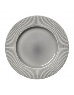 Steelite Willow Mist Gourmet Plates Large Well Grey 285mm