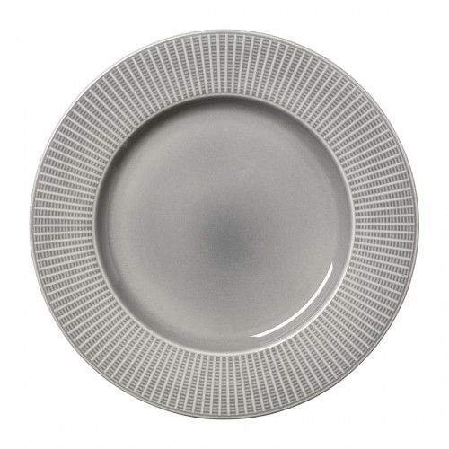 Steelite Willow Mist Gourmet Plates Large Well Grey 285mm