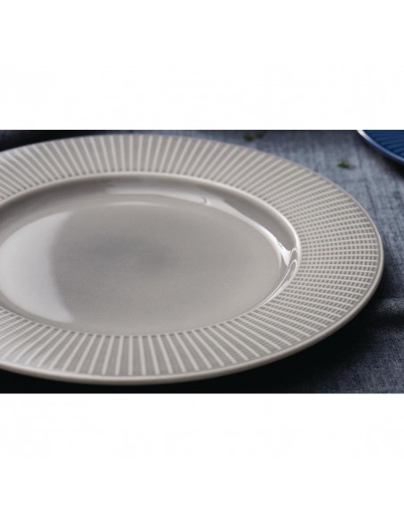Steelite Willow Mist Gourmet Plates Large Well Grey 285mm