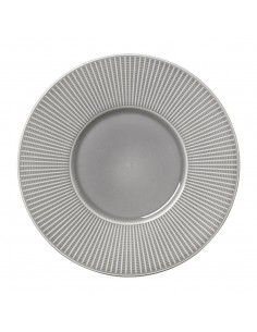 Steelite Willow Mist Gourmet Plates Medium Well Grey 285mm