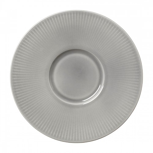 Steelite Willow Mist Gourmet Plates Small Well Grey 285mm