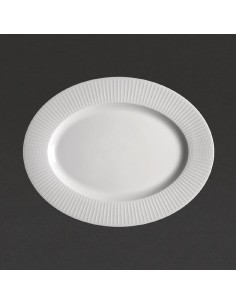Steelite Willow Oval Plate. length 330mm.
