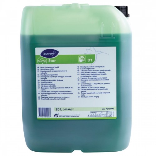 Suma Star D1 Washing Up Liquid Concentrate 20Ltr