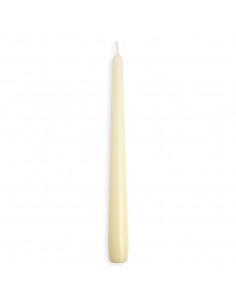 Tapered Ivory 10inch Candles 2