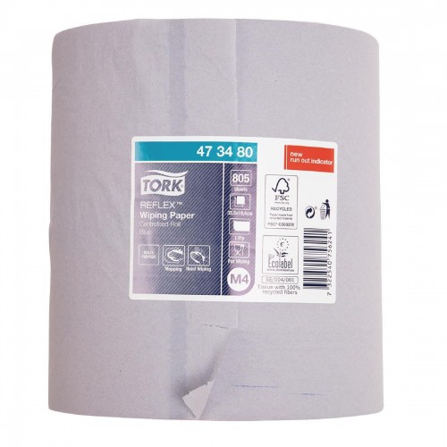 Tork Reflex Centrefeed Wiping Paper 1-Ply 269m 6 Pack