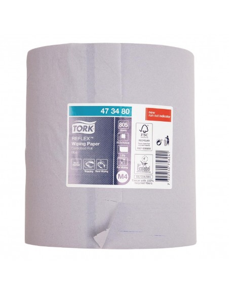 Tork Reflex Centrefeed Wiping Paper 1-Ply 269m 6 Pack