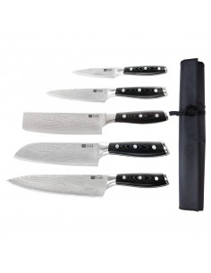 Tsuki 5 Piece Knife Set and Wallet