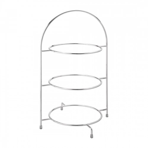 Utopia Chrome Three Tier Cake Stand 270mm