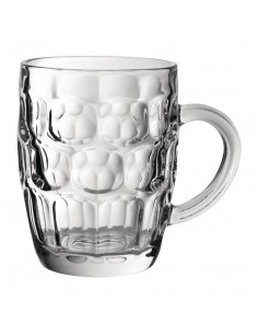 Utopia Dimple Panelled Pint Tankards 570ml