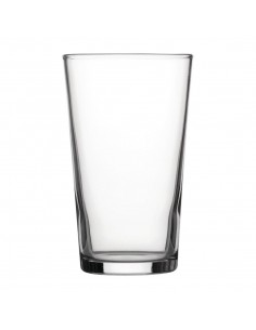 Utopia Nucleated Toughened Conical Beer Glasses 280ml CE Marked