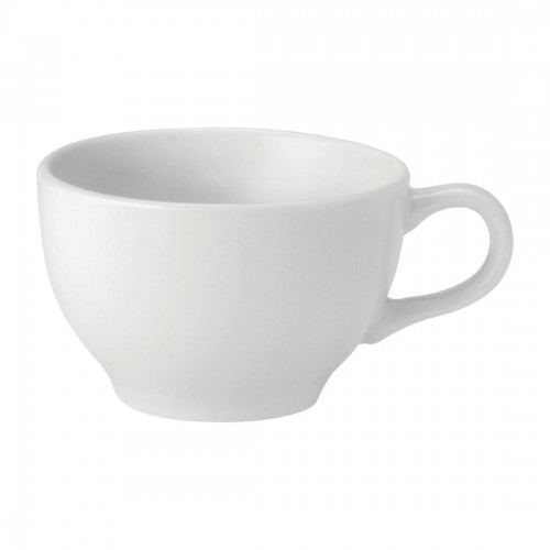 Utopia Pure White Cappuccino Cups 340ml