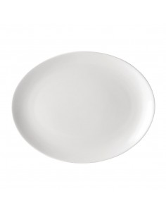 Utopia Pure White Oval Plates 250mm 2