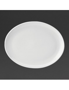 Utopia Pure White Oval Plates 360mm