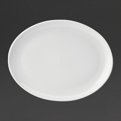 Utopia Pure White Oval Plates 360mm