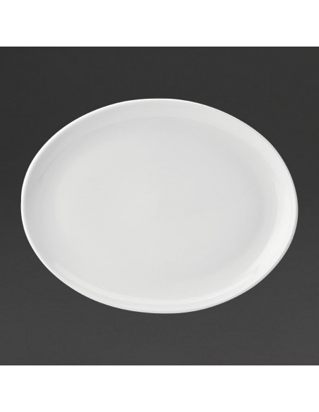 Utopia Pure White Oval Plates 360mm