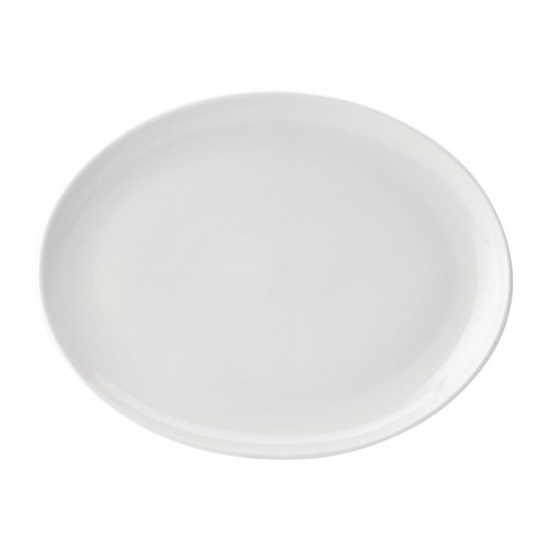 Utopia Pure White Oval Plates 360mm