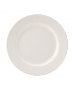 Utopia Pure White Wide Rim Plates 203mm