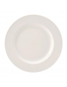 Utopia Pure White Wide Rim Plates 250mm