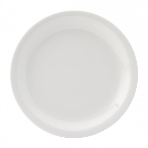 Utopia Titan Narrow Rimmed Plates White 220mm