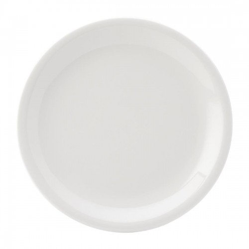 Utopia Titan Narrow Rimmed Plates White 260mm