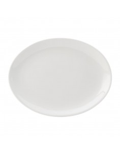 Utopia Titan Oval Plates White 240mm