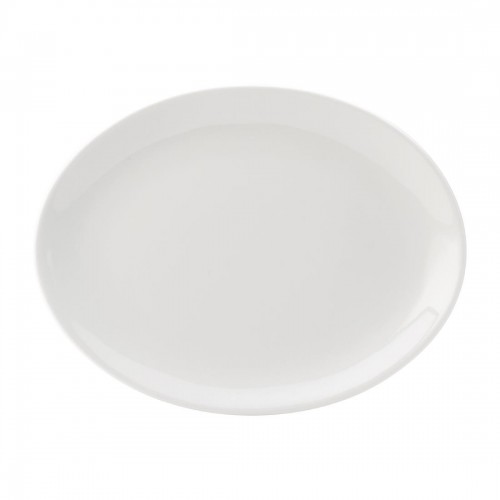 Utopia Titan Oval Plates White 240mm
