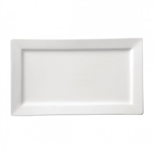 Utopia Titan Rectangular Plates White 180mm x 300mm