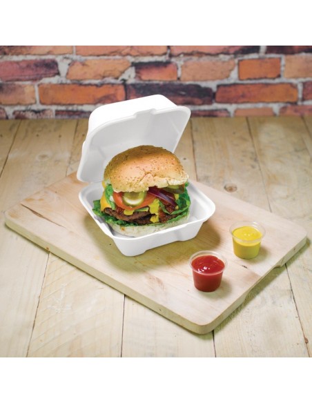 Vegware Compostable Bagasse Burger Boxes 152mm