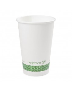 Vegware Compostable Hot Cups White 455ml  16oz