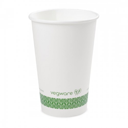 Vegware Compostable Hot Cups White 455ml  16oz