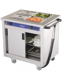Victor Mobile Consort Two Pan Hotcupboard