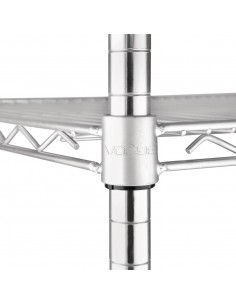 4 Tier Wire Shelving Kit 1520x 610mm 2