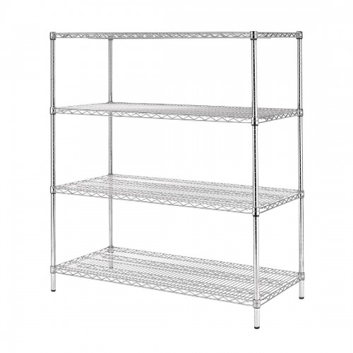 4 Tier Wire Shelving Kit 1830x 610mm