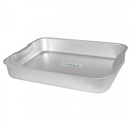 mm x 215 x 40 W Vogue Bakewell Pan in Silver Made of Aluminium 320 H D 