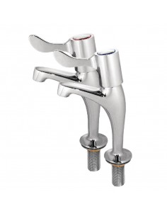 Vogue Basin Pillar Lever Taps