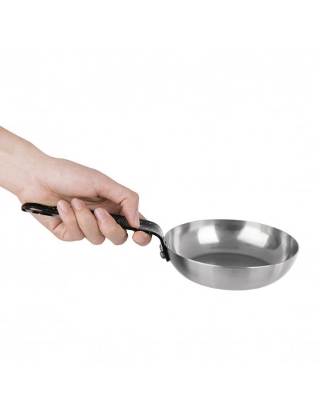 Vogue Black Iron Blini Pan