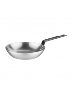 Vogue Black Iron Fry Pan 8in