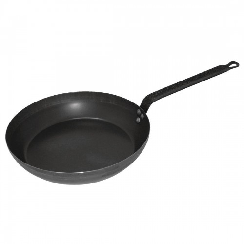 Vogue Black Iron Fry Pan 12in