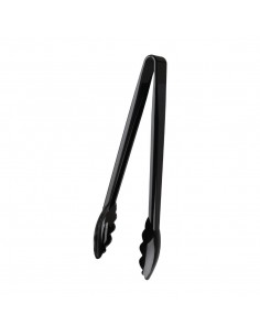 Kristallon Black Tongs 12in