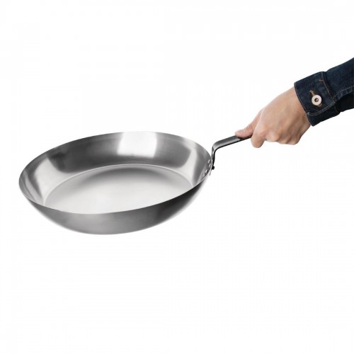 Vogue Black Iron Fry Pan 10in
