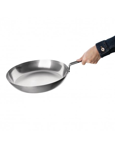 Vogue Black Iron Fry Pan 10in