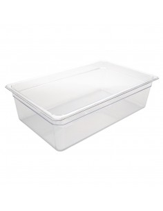 Vogue Polycarbonate 1/1 Gastronorm Container 150mm Clear