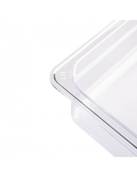 Vogue Polycarbonate 1/1 Gastronorm Container 150mm Clear