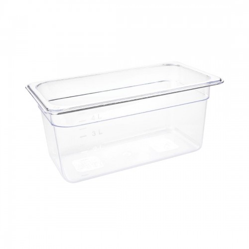 Vogue Polycarbonate 1/3 Gastronorm Container 150mm Clear